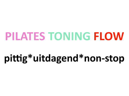 Afbeelding voor categorie Pilates Toning Flow